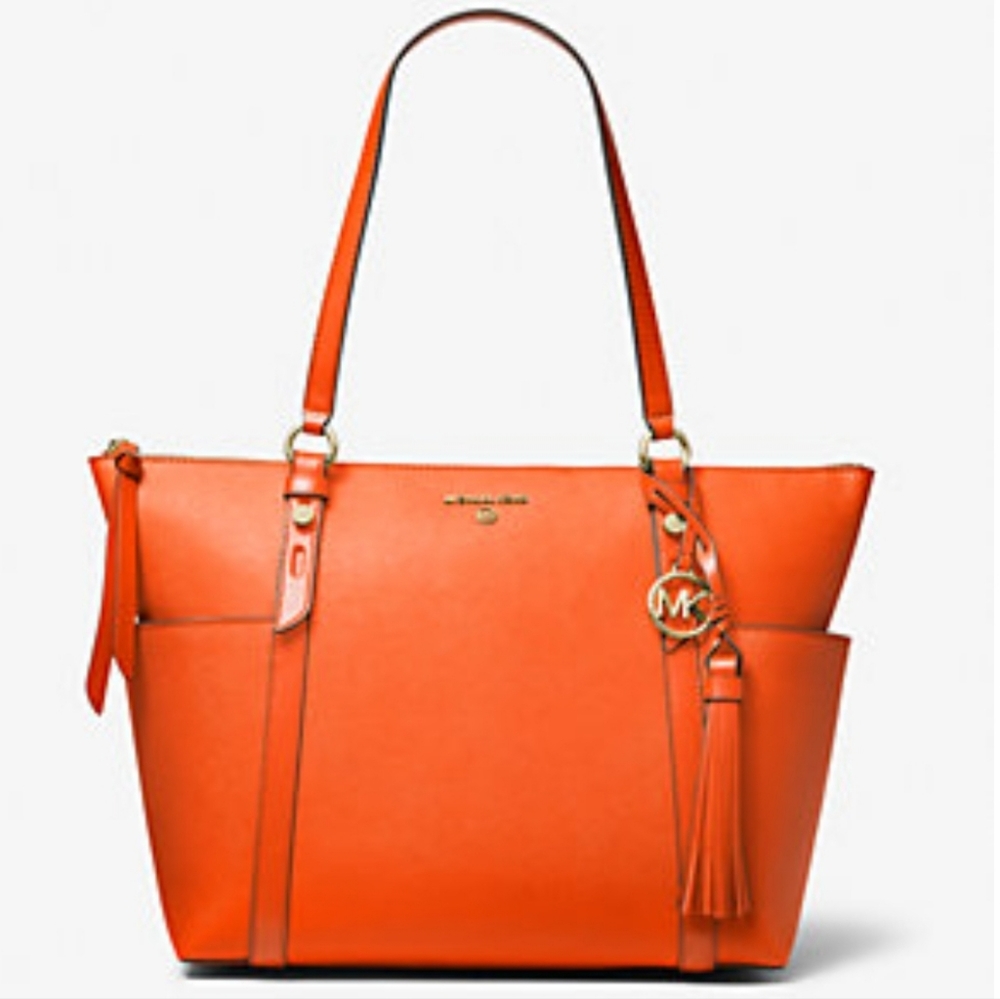 Michael Kors Sullivan Large Logo Top-Zip Tote Bag